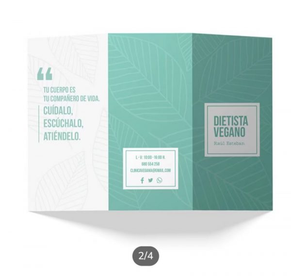 Impresión de folletos doblados dípticos y trípticos - Imagen 5