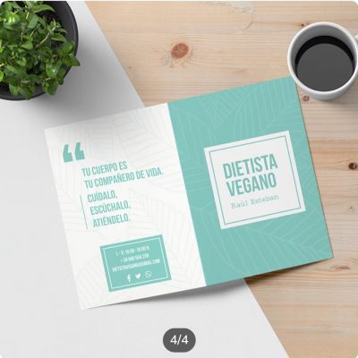 Impresión de folletos doblados dípticos y trípticos