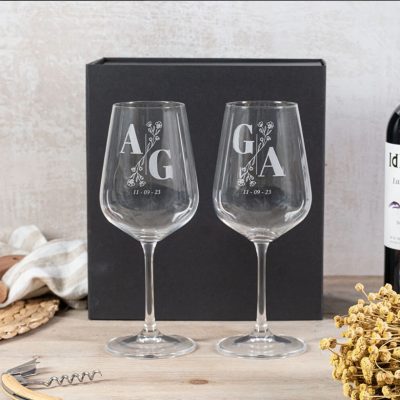 Copa de vino personalizada