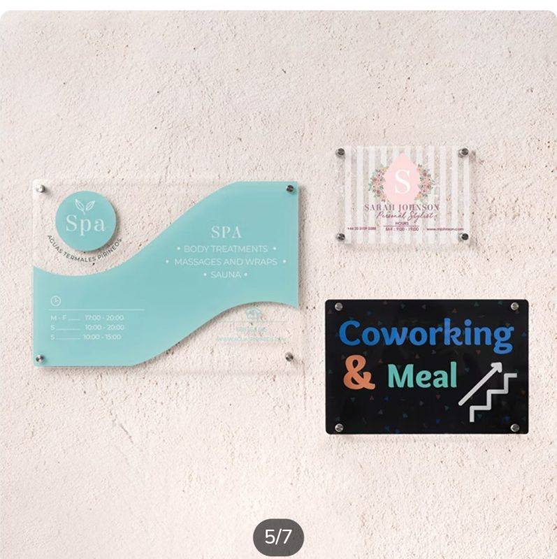 Placas de metacrilato cuadrada - Imagen 6