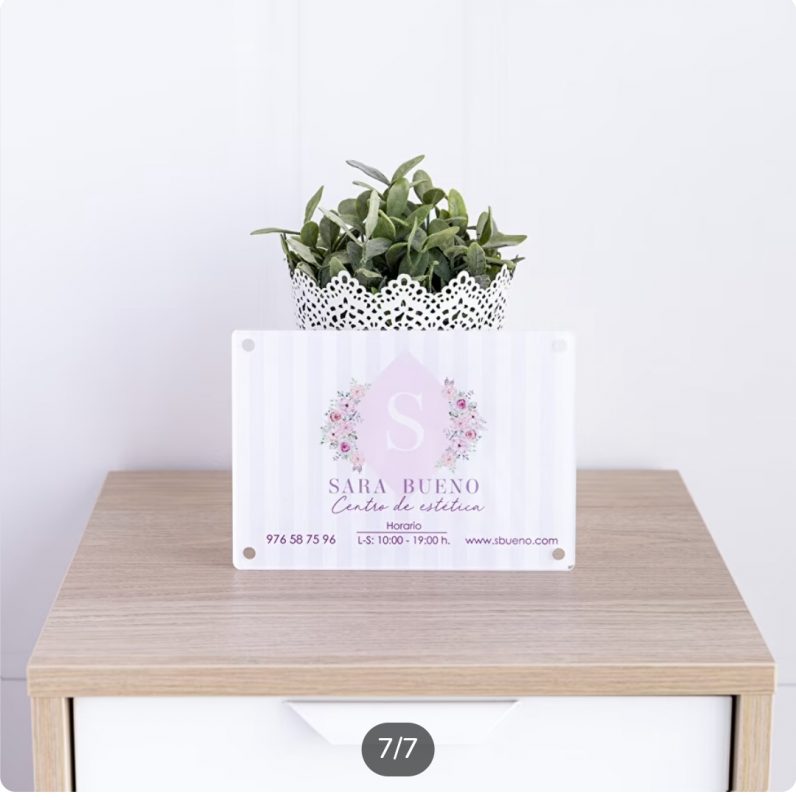 Placas de metacrilato cuadrada - Imagen 5