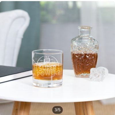 Vaso de whisky personalizado