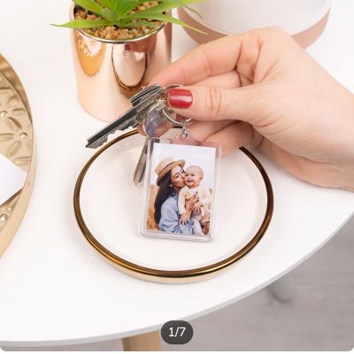 Llaveros de metacrilato personalizados