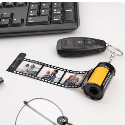 Llavero carrete fotos personalizado