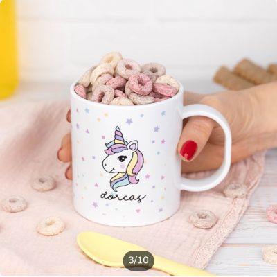 Taza de plástico personalizada