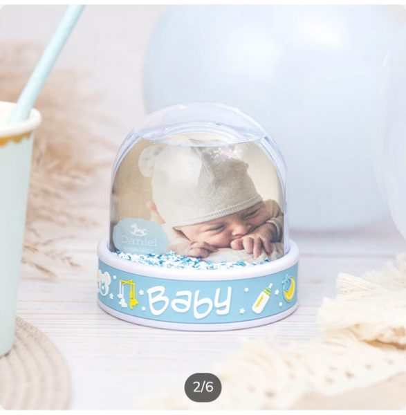 Bola de nieve Baby personalizada - Imagen 4