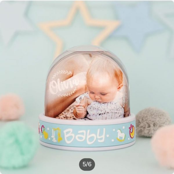 Bola de nieve Baby personalizada - Imagen 2