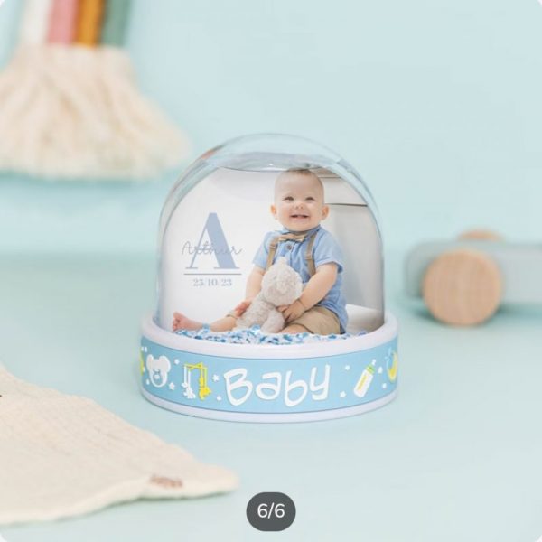 Bola de nieve Baby personalizada