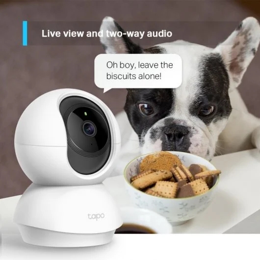TP-Link Tapo TC70 Camara de Seguridad WiFi 1080p - Vision Nocturna - Deteccion de Movimiento - Audio Bidireccional - Imagen 2