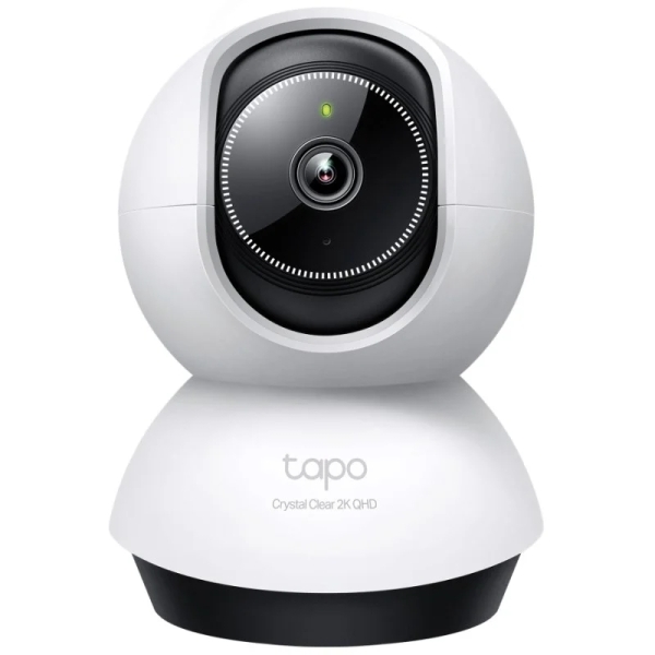 TP-Link TC72 Camara de Seguridad WiFi 2K QHD 4MP 360º - Vision Nocturna - Deteccion y Notificaciones Inteligentes de IA - Alarma de Luz y Sonido - Audio Bidireccional