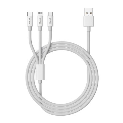 Cable de Carga. 3 en 1 USB-A a Lightning, Micro USB y Tipo-C. MB-1044 Mobile+ - Imagen 3