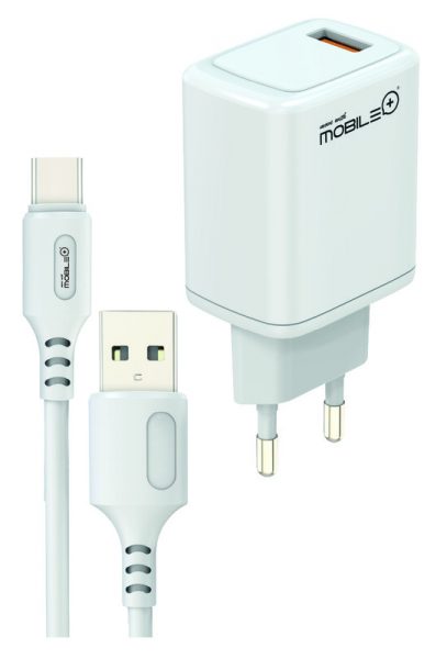 Cargador USB-A + Cable USB-A a USB-C (18W QC 3.0) - Imagen 2
