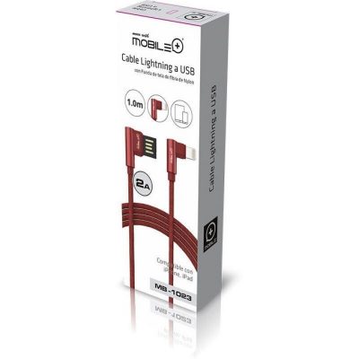 CABLE DE DATOS Y CARGA LIGHTNING A USB MOBILE+ MB-1023