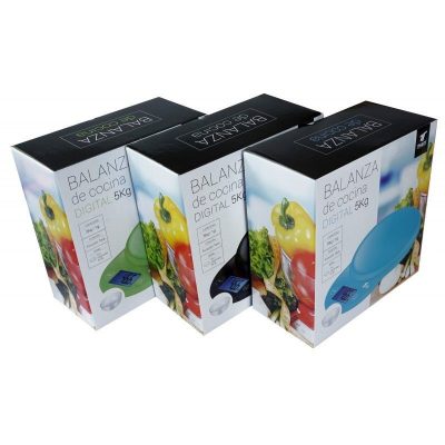 BALANZA DE COCINA DIGITAL DE ALTA PRECISIÓN CAPACIDAD MAX 5KG TH-DS8023 Azul