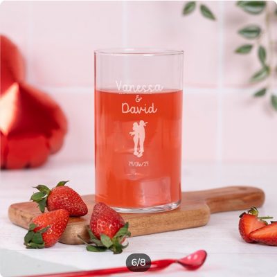 Vaso de cóctel personalizado