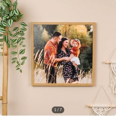 Cuadros personalizados con marco de madera