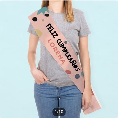 Banda personalizada de tela