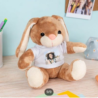 Conejo de peluche personalizado
