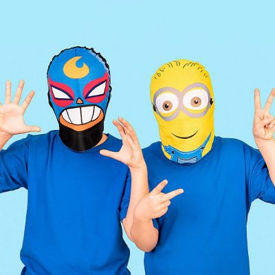 Máscara textil de cara 3D personalizada