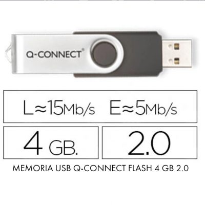 Memoria usb q-connect flash de 4gb-8gb-16gb 2.0