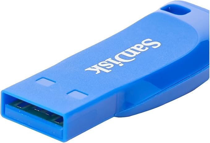 Memoria USB SanDisk Cruzer Blade de 32 GB, azul, rosa y verde, 3 unidades (paquete de 1) - Imagen 3