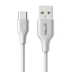 Cable de carga rápida y transmisión de datos USB-A a Tipo-C, longitud de cable: 1 m, 1.5 m, ó 2 m. MOBILE+