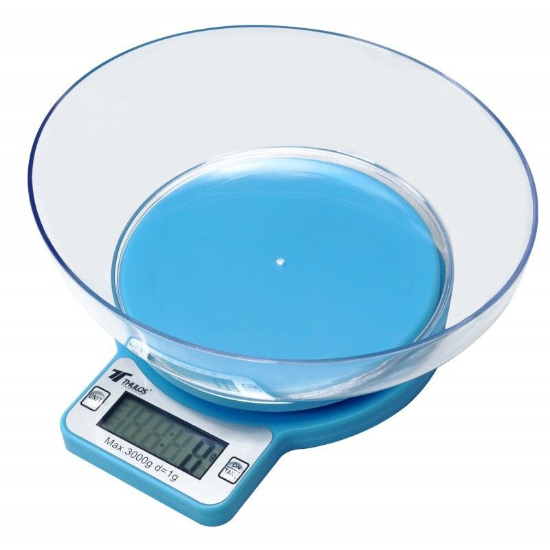 BALANZA DE COCINA DIGITAL, CAPACIDAD 3KG. THULOS TH-DS8022 Azul - Imagen 2