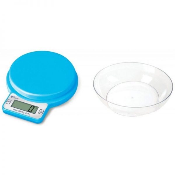 BALANZA DE COCINA DIGITAL, CAPACIDAD 3KG. THULOS TH-DS8022 Azul - Imagen 3