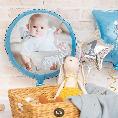 Globo foil redondo 45 cm. personalizado