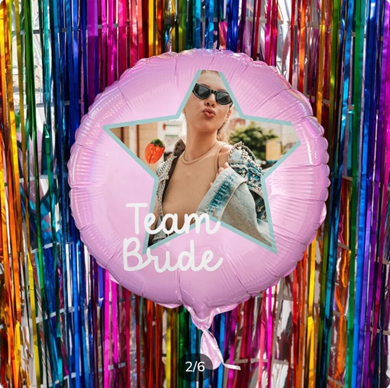 Globo foil redondo 45 cm. personalizado - Imagen 6