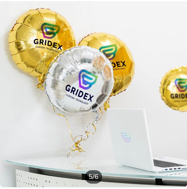 Globo foil redondo 45 cm. personalizado - Imagen 3