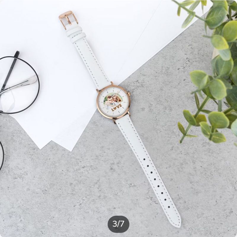 Reloj de pulsera personalizado de polipiel para mujer - Imagen 3
