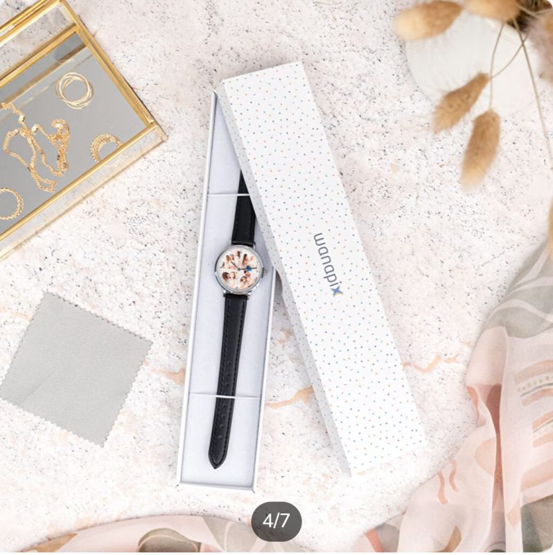 Reloj de pulsera personalizado de polipiel para mujer - Imagen 4