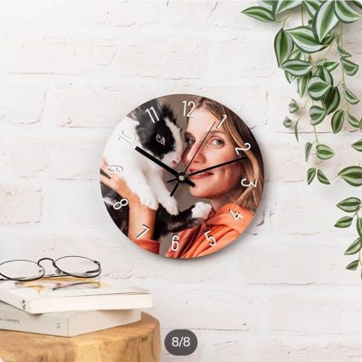 Reloj de pared redondo 30cm personalizado